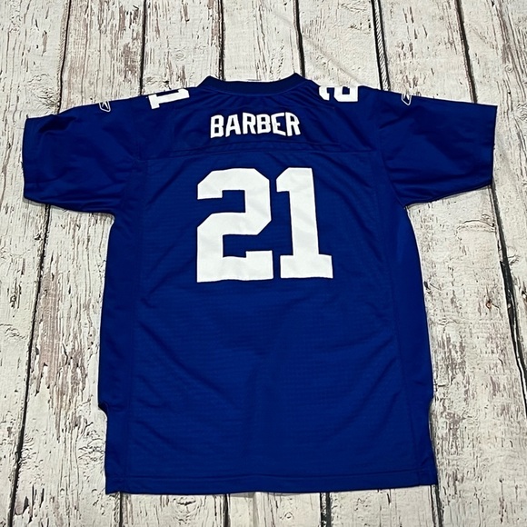 Boys Kids Tiki Barber New York Giants Reebok Stitched Jersey - Picture 2 of 5